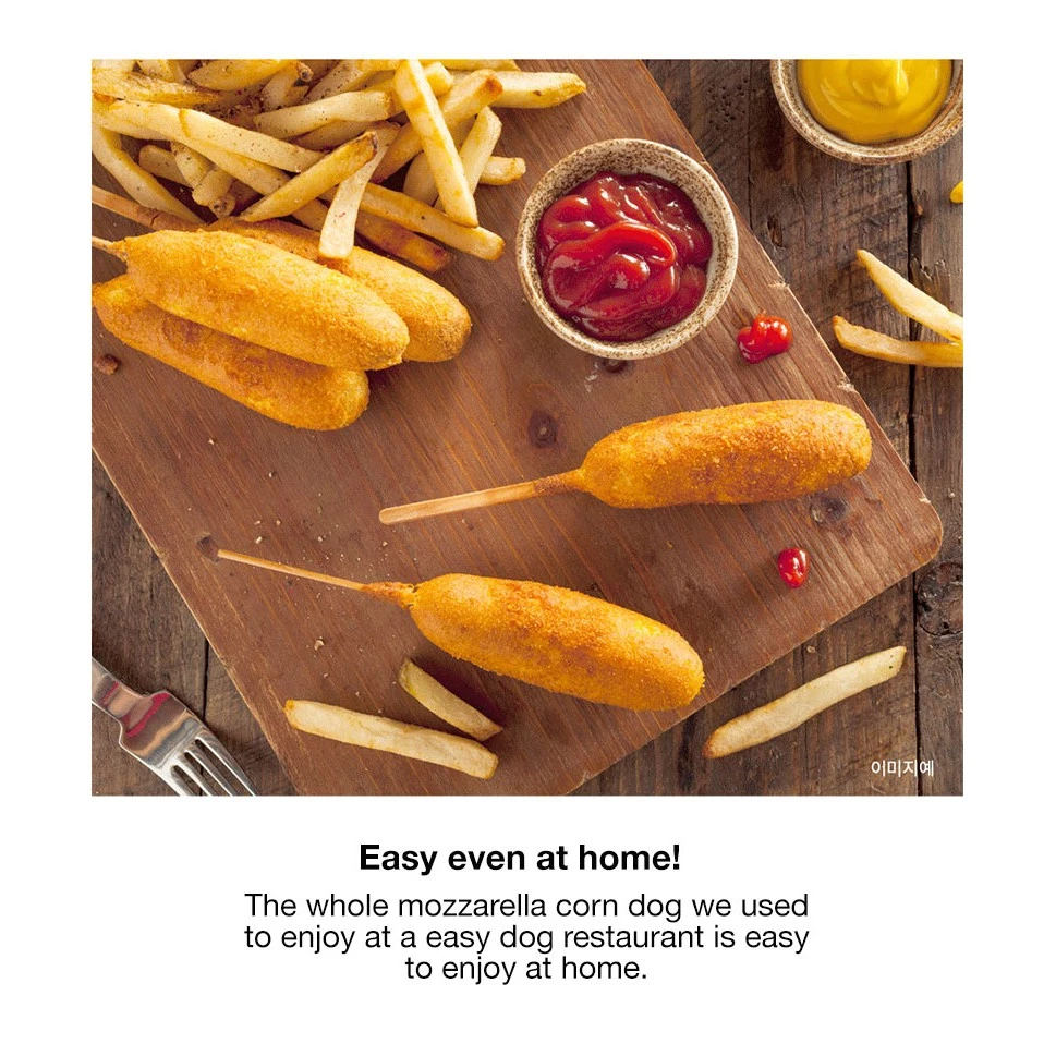 Korean Crispy Corndog (Mozzarella/Half & Half) - 5 Pcs - Image 7