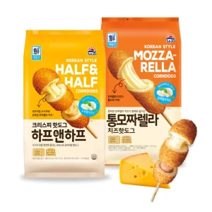 Korean Crispy Corndog (Mozzarella/Half & Half) - 5 Pcs